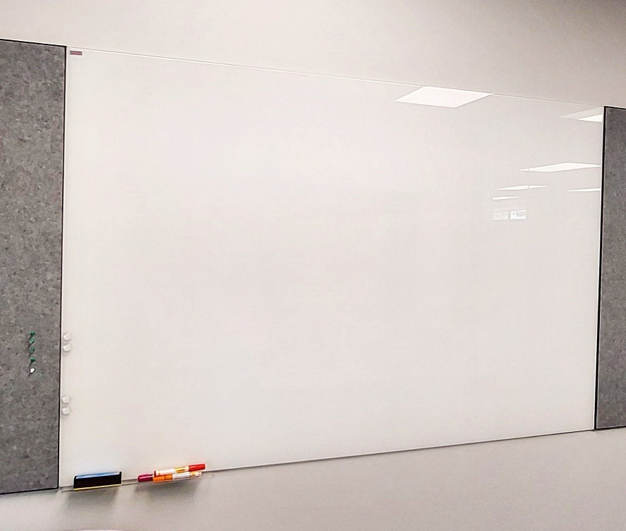 Magnetic Glass whiteboard- colour options-wall mounted Glass boards