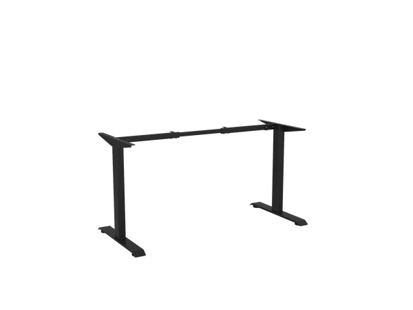Haven Office Desk| fixed height steel frame in White or Black | 15 year warranty
