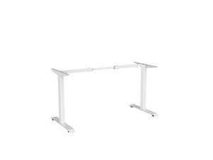 Haven Office Desk| fixed height steel frame in White or Black | 15 year warranty