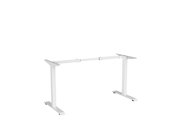 Haven Office Desk| fixed height steel frame in White or Black | 15 year warranty
