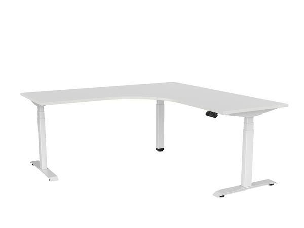 Haven 3 electric Workstations| sit to standing workstation| quality frame-triple motors-adjust 630 to 1280mm high|15 year warranty