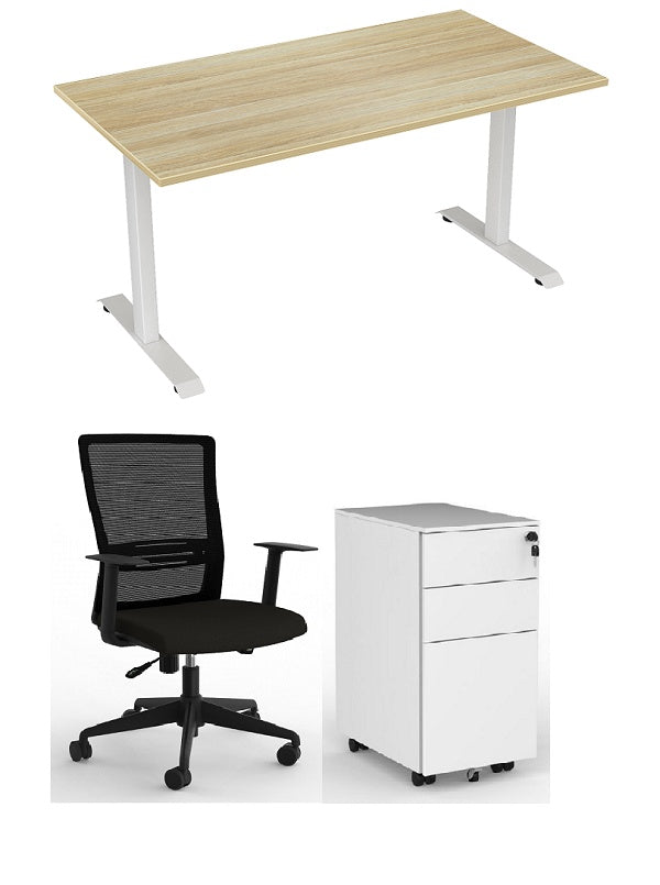 Haven Home Office combo| Desk-Office chair-mobile drawers|15 YEAR WARRANTY