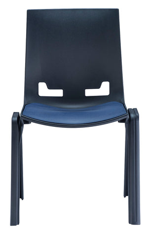 Hitch stacking chair with linking option-5 seat pad colours