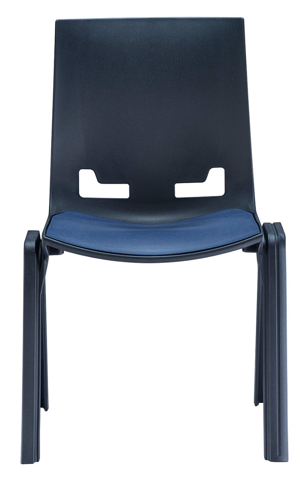 Hitch stacking chair with linking option-5 seat pad colours