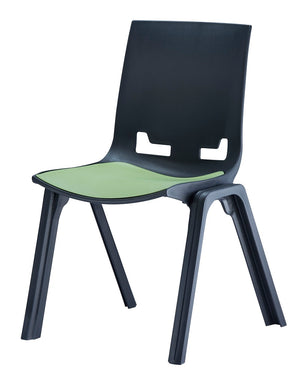 Hitch stacking chair with linking option-5 seat pad colours