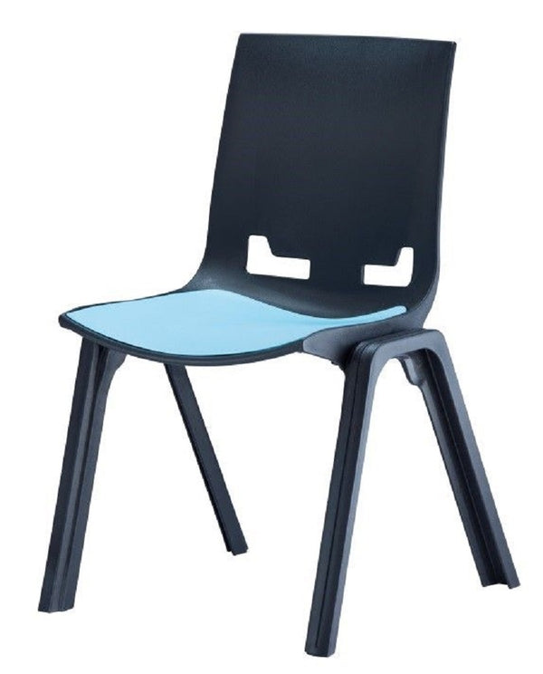 Hitch stacking chair with linking option-5 seat pad colours