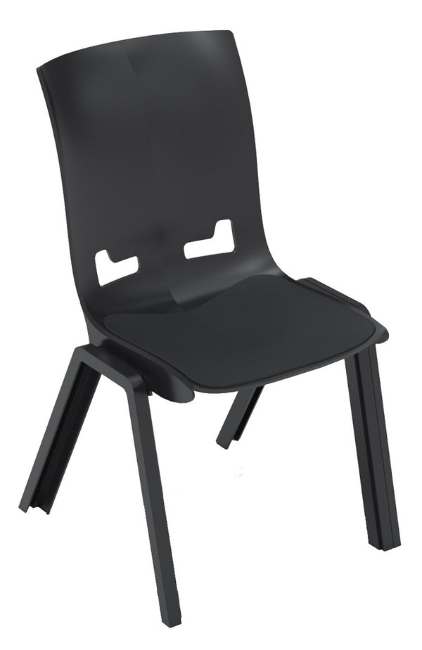 Hitch stacking chair with linking option-5 seat pad colours