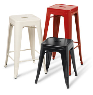 Industry steel bar & kitchen stool - 3 heights 760- 660- 457 mm |