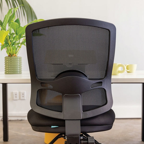 Java Mesh High Back office chair-3 lever ergonomic adjustment| Black fabric-flat pack delivery
