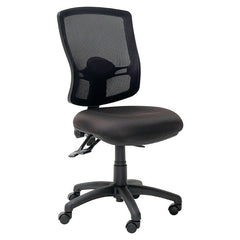 Java Mesh High Back office chair-3 lever ergonomic adjustment| Black fabric-flat pack delivery
