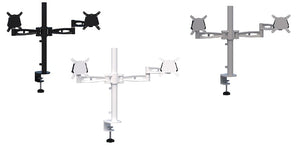 Kardo Clamp on Monitor arms-VSA mounting- single - double arm options