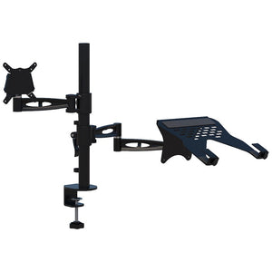 Kardo Clamp on Monitor arms-VSA mounting- single - double arm options