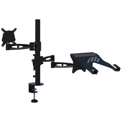 Kardo Clamp on Monitor arms-VSA mounting- single - double arm options