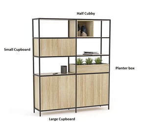 Kubix Modular Room Divider Shelving
