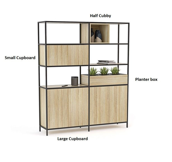 Kubix Modular Room Divider Shelving