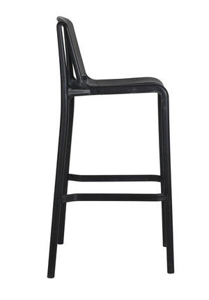 Grille outdoor bar stool-Polypropylene stool| two colours