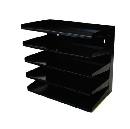 Desk top steel sloping letter tray- 5 Tier letter tray