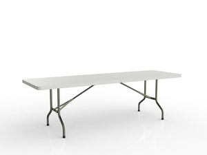 Life Polypropylene Trestle White Folding Table for Training & Conference