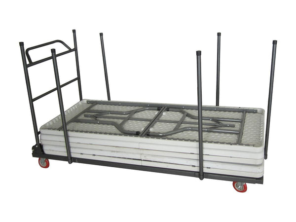 Life Polypropylene Trestle White Folding Table for Training & Conference