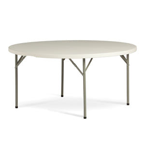 Life round folding table -round meeting-cafe' table-one piece top-folding legs