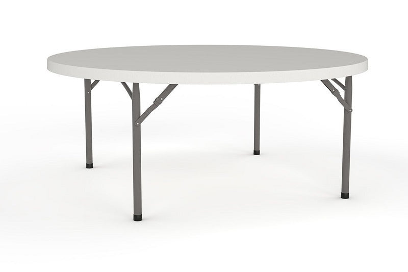 Life round folding table -round meeting-cafe' table-one piece top-folding legs