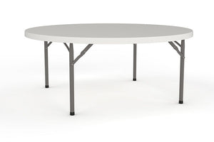 Life round folding table -round meeting-cafe' table-one piece top-folding legs