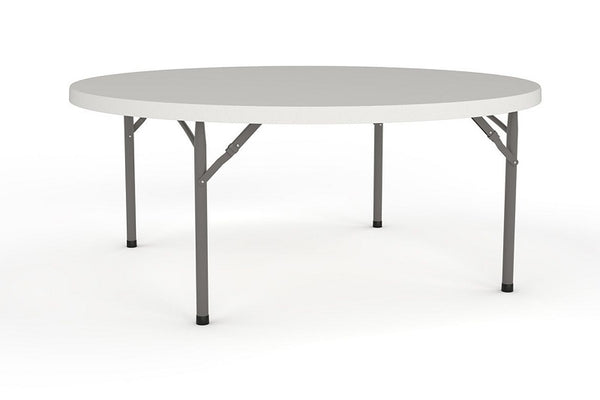 Life round folding table -round meeting-cafe' table-one piece top-folding legs