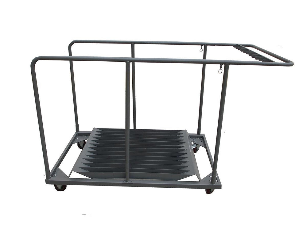 Life round folding table storage trolley- holds 12 tables