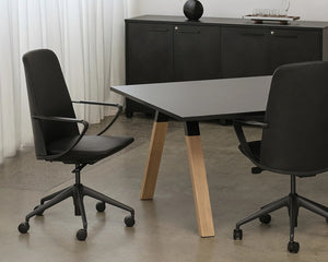 Ligna Boardroom table with solid Oak timber legs| 8 and 10 seater tables