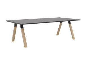 Ligna Boardroom table with solid Oak timber legs| 8 and 10 seater tables