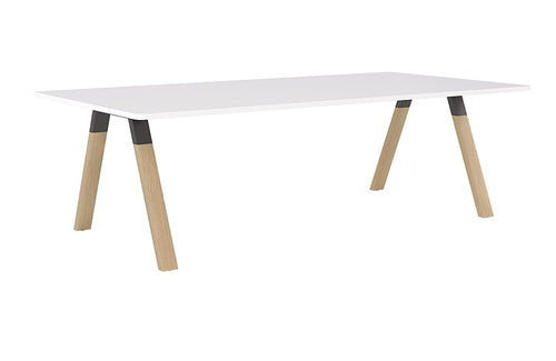 Ligna Boardroom table with solid Oak timber legs| 8 and 10 seater tables