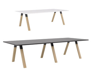 Ligna Boardroom table with solid Oak timber legs| 8 and 10 seater tables
