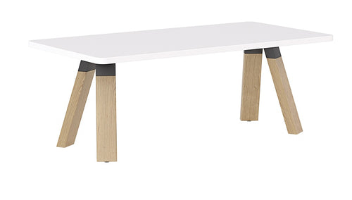 Ligna coffee tables-round & rectangle coffee tables with solid Oak timber legs