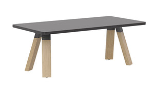 Ligna coffee tables-round & rectangle coffee tables with solid Oak timber legs