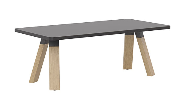 Ligna coffee tables-round & rectangle coffee tables with solid Oak timber legs