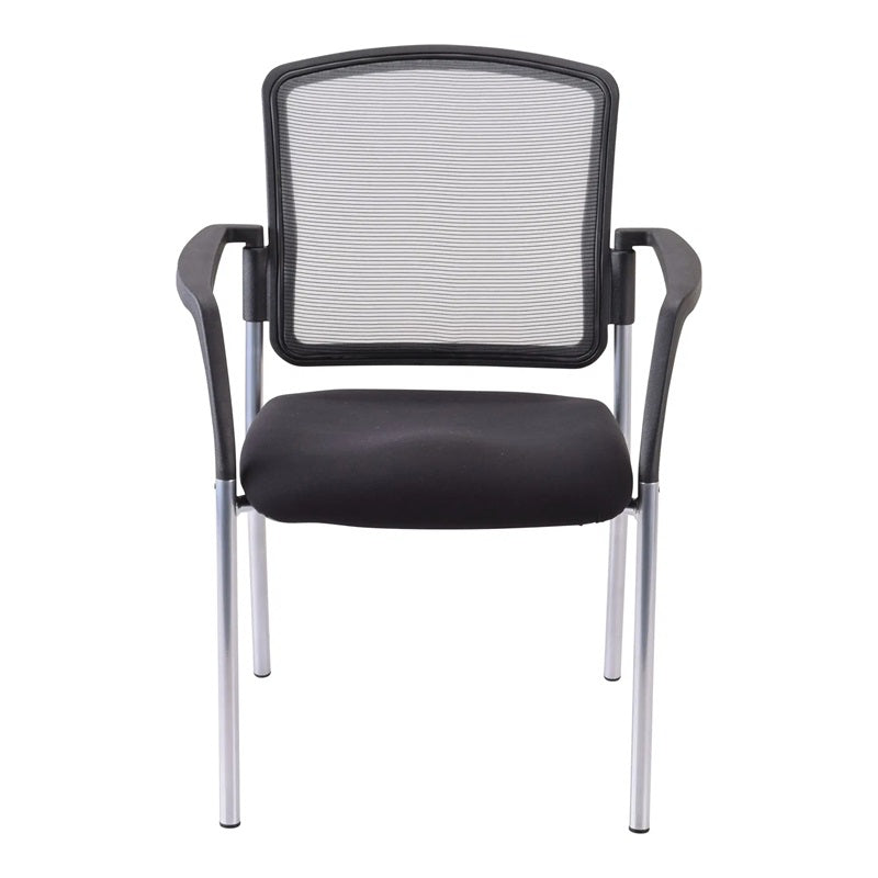 Lindis Mesh back visitor-meeting-training chair with arms-stacking chair