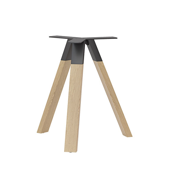 Ligna round meeting table- solid Oak timber legs-900 & 1200 round tables-