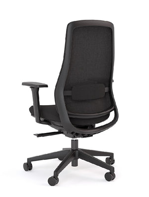 Lume Mesh back office chair with arms- Reclining meeting chair with Black or Grey options