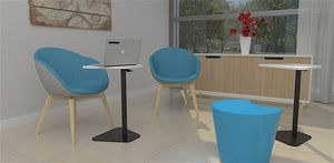 Memo Table System- laptop table- side table- breakout area side coffee table