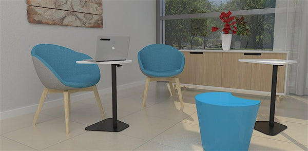 Memo Table System- laptop table- side table- breakout area side coffee table