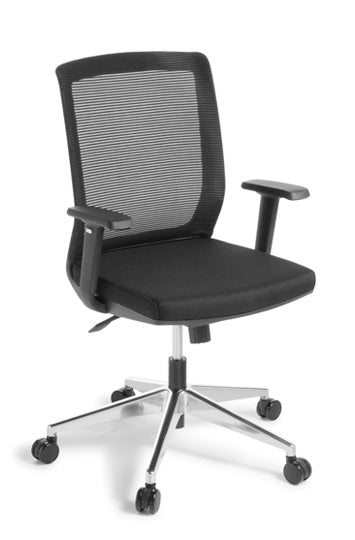 Media boardroom mesh back reclining meeting chair with arms-delivered assembled