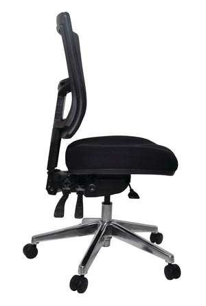 Metro 2- 24-7 heavy mesh chair - side view