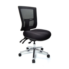 Metro 2 mesh High back Office Chair-polished trolley base-3 lever adjustment- AFRDI certified -