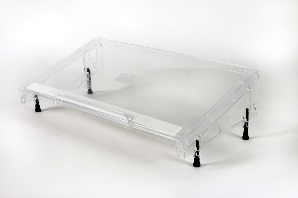Microdesk clear perspex copy holder | NZ made adjustable angle copy holder|