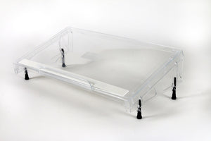 Microdesk clear perspex copy holder | NZ made adjustable angle copy holder|
