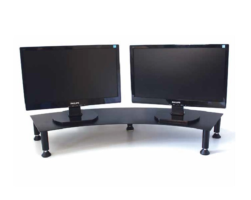 Monitor stands - NZ made Steel Desk Top Monitor Stand - Single, Double or Curved