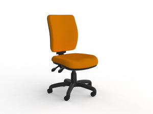 Nova Mega Luxe High Back 3 lever Office Chair - 70mm Seat Foam-Fabric colour options