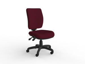 Nova Mega Luxe High Back 3 lever Office Chair - 70mm Seat Foam-Fabric colour options