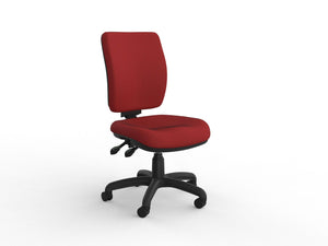Nova Mega Luxe High Back 3 lever Office Chair - 70mm Seat Foam-Fabric colour options