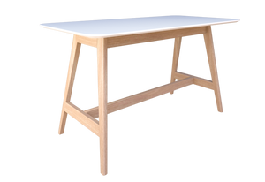 Oslo Bar leaner table - Ash timber frame- breakout - cafe table